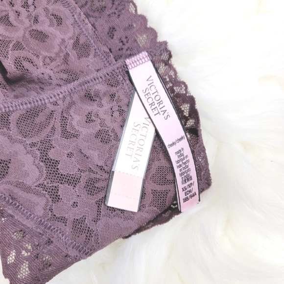 Victoria's Secret Full Lace Cheeky Plum Panty - Picture 3 of 3